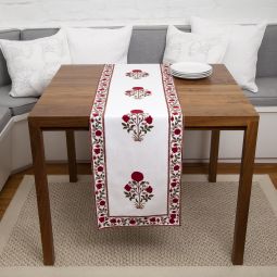 Amaya Runner Large Motif - Red